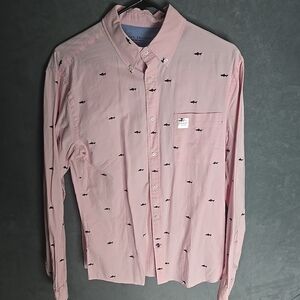 Tommy Hilfiger Pink Shirt with Fish Design